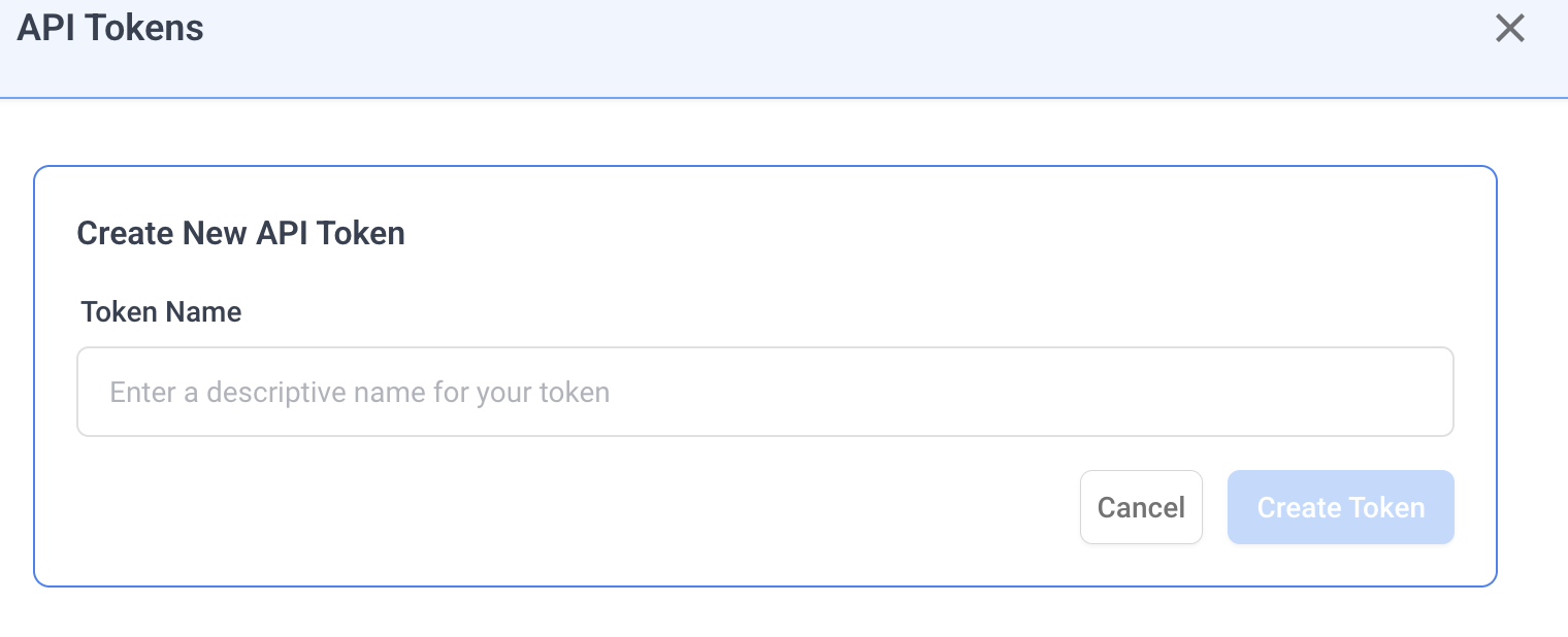Create Token