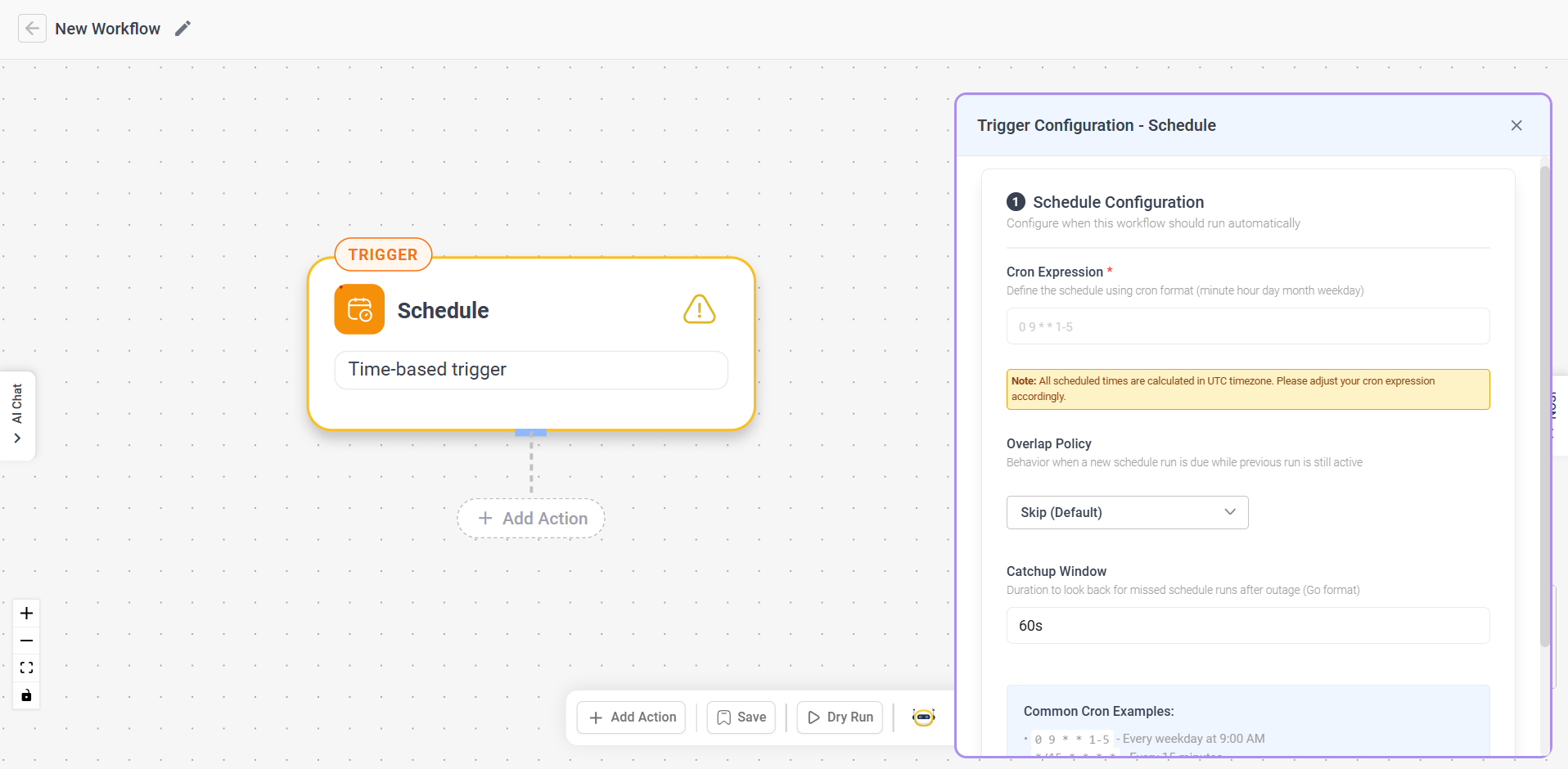 Trigger Configuration - Event Trigger