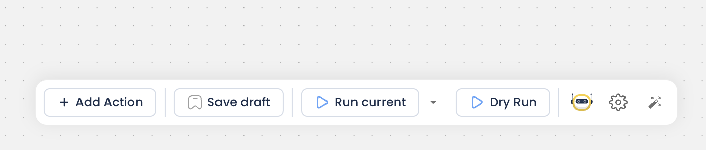 Save Draft toolbar